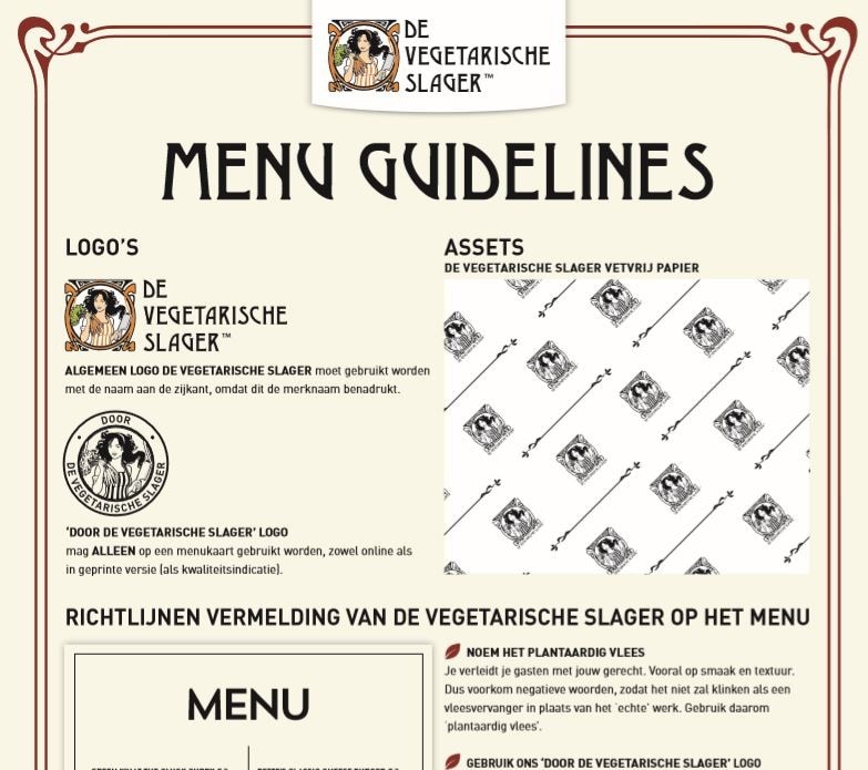 Menu Guidelines